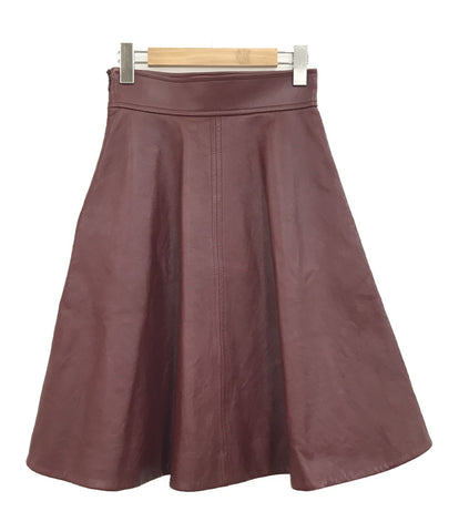 Miu Mu Leather Skirt Women Size 36 (XS or less) MIUMIU