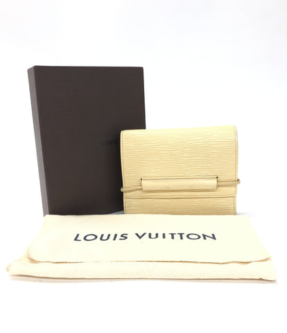 ルイヴィトン  三つ折り財布 ポルトフォイユ エラスティック ヴァニラ エピ   M6346A レディース  (3つ折り財布) Louis Vuitton