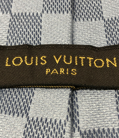 Louis Vuitton, ผูกผ้าไหม 100%, Clavatt Damier, Classic M78754 Men (พหูพจน์ขนาด) Louis Vuitton