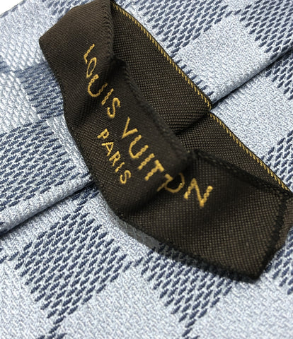 Louis Vuitton, ผูกผ้าไหม 100%, Clavatt Damier, Classic M78754 Men (พหูพจน์ขนาด) Louis Vuitton
