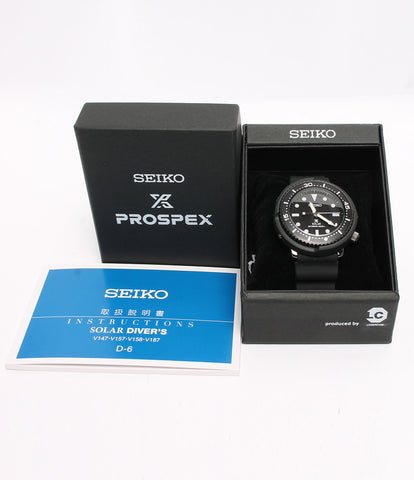 セイコー  腕時計 プロスペックス LOWERCASE ダイバースキューバ  ソーラー ブラック V147-0BZ0 メンズ   SEIKO