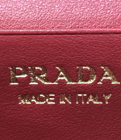 普拉达漂亮的商品卡片盒名片盒心花1mc122女士(多个尺寸)普拉达