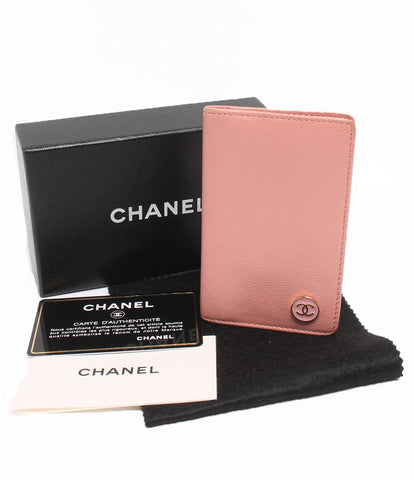 Chanel Pass Case Coco Button Coco ปุ่มผู้หญิง (กระเป๋าสตางค์ 2 พับ) Chanel