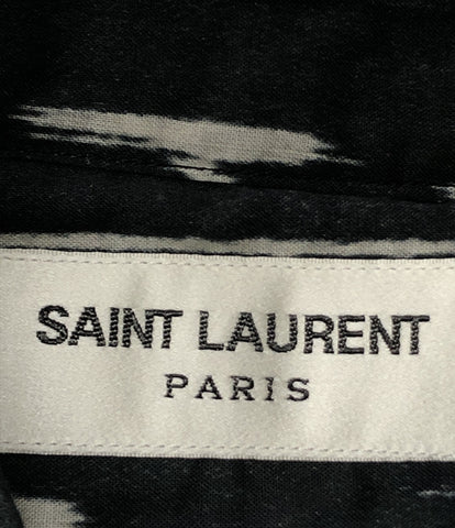 Saint Laurent บาลีความงามแขนสั้นเสื้อเชิ้ตผู้ชายขนาด 36/14 (XS หรือน้อยกว่า) Saint Laurent ปารีส