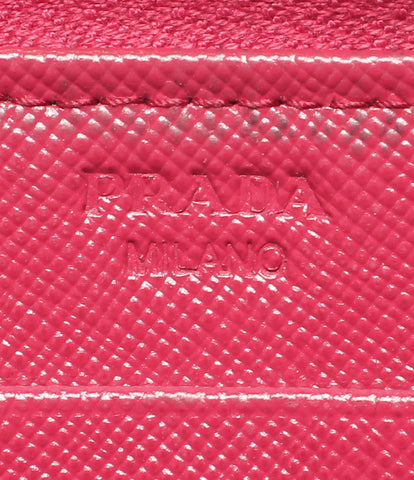 Prada รอบ Fastener ยาวกระเป๋าสตางค์สตรี (รอบ Fastener) PRADA
