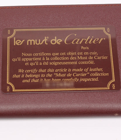 カルティエ  長財布  マストドゥ カルティエ    レディース  (長財布) Cartier