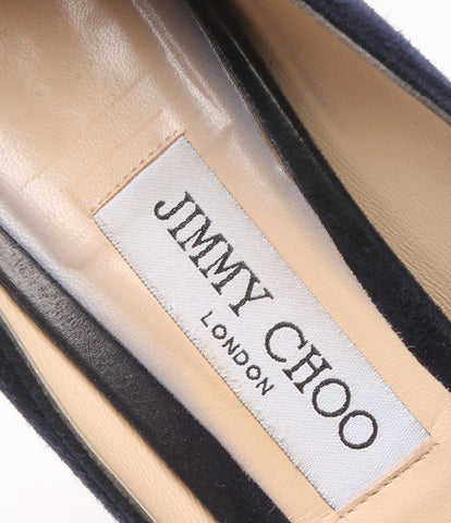 Jimmy Choo Pumps Chanky Heel Suede Womens Size 36 1/2 (m) Jimmy Choo