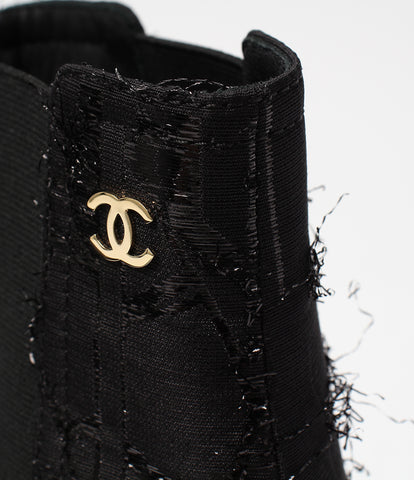 Chanel的Saidogoa翼芯片搪瓷切换短靴尺码38C（L）CHANEL