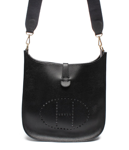Hermes Evelyn GM leather shoulder bag stamped □ F Evelyn Ladies HERMES
