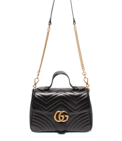 Gucci beauty products leather shoulder bag GG Marmont Ladies GUCCI