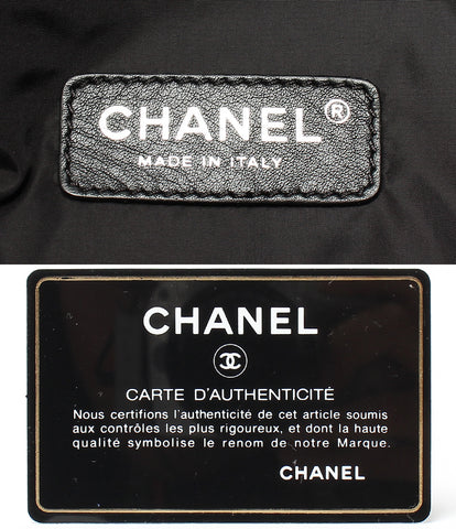 Chanel tote bag tweed print nylon Women's CHANEL