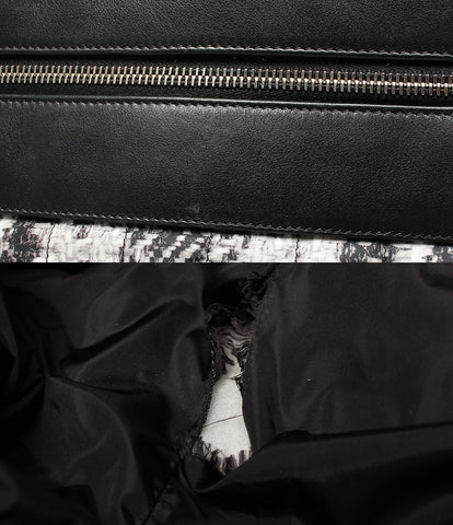 Chanel tote bag tweed print nylon Women's CHANEL