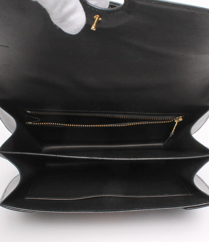 2WAY Leather Handbag 〇V Engraved Che blues Ladies HERMES