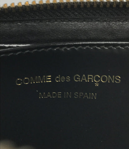 コムデギャルソン  ミニ財布 フラグメントケース コインケース L字ファスナー ドット柄 型押し      レディース  (コインケース) COMME des GARCONS