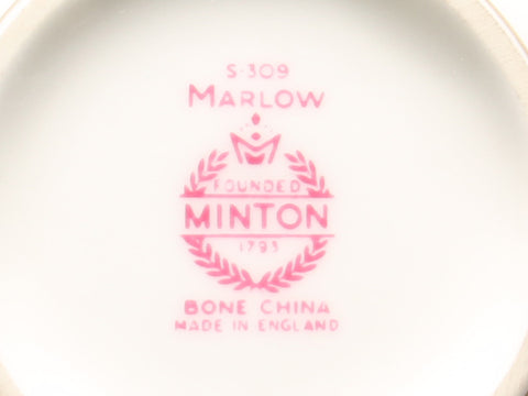Minton Cup & Saucer 7 Customer Set MARLOW MINTON MINTON