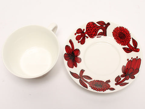 Product Product Cup & Saucer Red Astavsberg Red Astavsberg