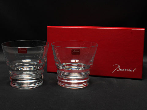Baccara Beauty Product Tumbler Glass Pair Bega Back Baccarat Baccarat