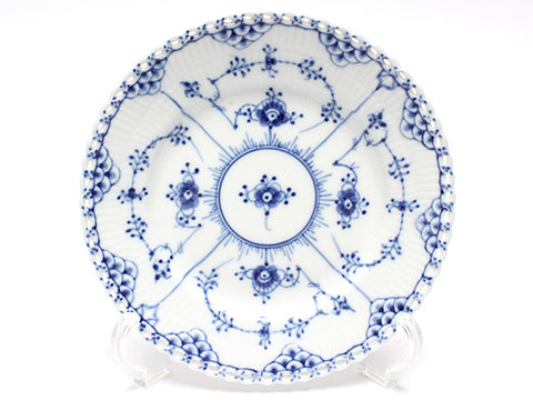 Royal Copen Hagen Plate Dish 17.5cm Blue Fluted Full Lace Royal Copenhagen