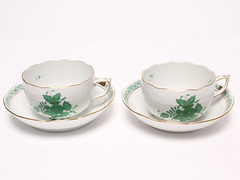 Helend Cup & Saucer 2 Customer Set AppONYI HEREND