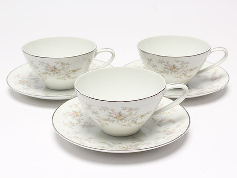 Noritake Tea Cup＆Saucer 3客户设置Arlene Noritake