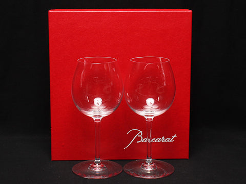 Baccara ความงามผลิตภัณฑ์แก้วไวน์ 2 ชุดลูกค้า Oenologie Baccarat