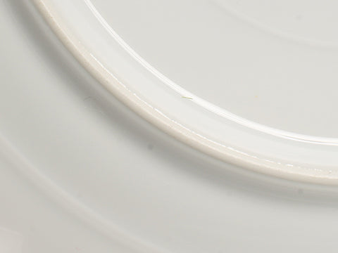Medium plate plate 6 pieces set 19cm emboss Okura Ceramic elbow