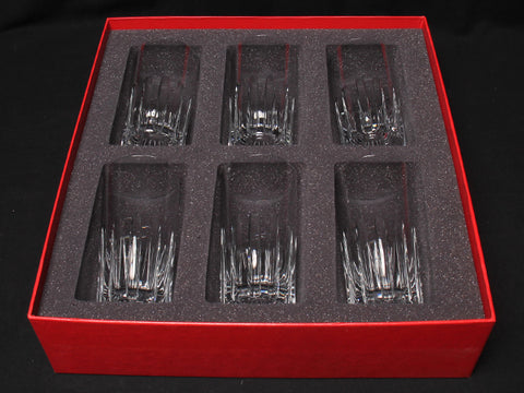 Baccara Beauty Product Tumbler Glass 6 Customer Set ETNA BACCARAT