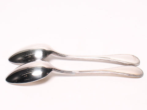 Christ full fork 2 points spoon 2 points set pearl Christofle