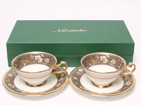 Noritake良好状态茶杯2客户套装SUBLIME Noritake