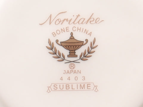 Noritake Good Condition Cup & Saucer 2 Customer Set SUBLIME Noritake