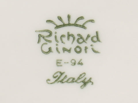 リチャードジノリ  プレート6枚セット  Vecchio white       Richard Ginori