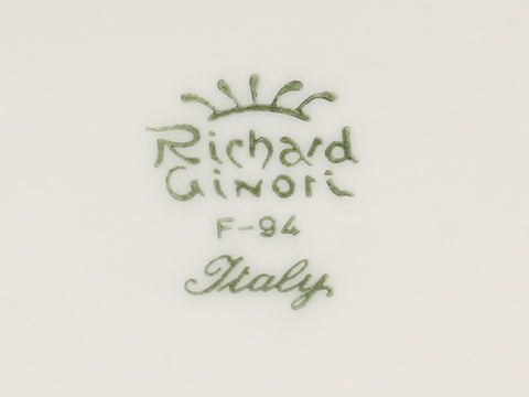 リチャードジノリ 美品 プレート6枚セット  Vecchio white       Richard Ginori