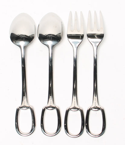 Hermes Cutlery Set Fork 2 Spoon 2 Atra Ju Hermes