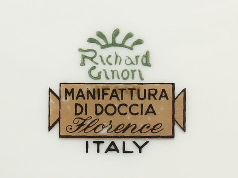 Richard Genoli Plate 6 ชิ้นชุดผลไม้อิตาลี Richard Ginori