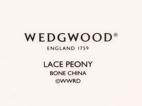 ウェッジウッド 美品 マリアージュボウル グラス2点セット  Lace Peony レースピオニー プロミシス トゥーハーツ    　   WEDGWOOD