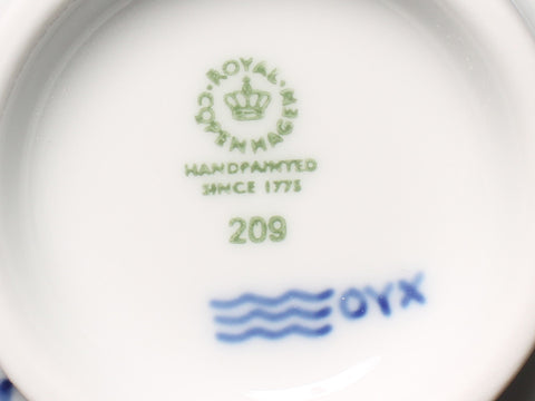 ロイヤルコペンハーゲン 美品 ライスボウル 4点セット 皿  ブルーパルメッテ       Royal Copenhagen