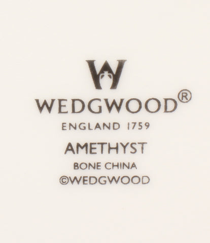 ウェッジウッド 美品 カップ＆ソーサー 6客 プレート 皿 20cm セット  アメジスト AMETHYST       WEDGWOOD
