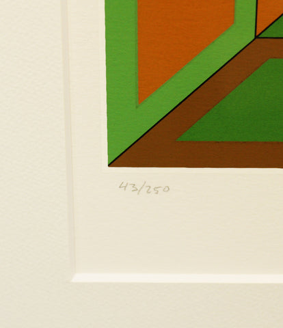 ศิลปะจิตรกรรมหน้าจอ SIZE56.0 ×× 53.0 วิคเตอร์ Vasarely