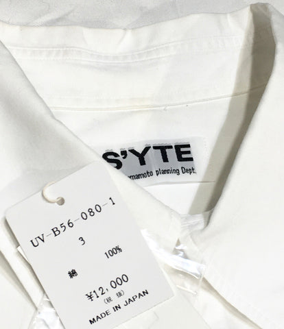 ヨウジヤマモト  Broad Regular Collar Shirt　ブロードレギュラーカラーシャツ  18aw   UV-B56-080 メンズ SIZE L  syte yohji yamnamoto