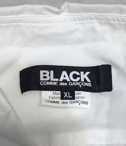ブラックコムデギャルソン オーバーロングシャツ 17aw    1T-B008 メンズ SIZE XL  BLACK COMME des GARCONS