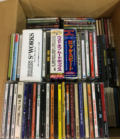 CD Western music Japanese music 1 box / 120 sheets set Bulk sale Assorted purchasing corporation