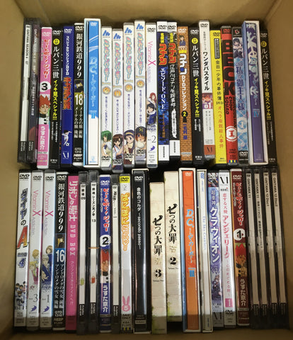 Anime DVD 65 Pieces Set Assorted Bulk Sale Corporation Purchase