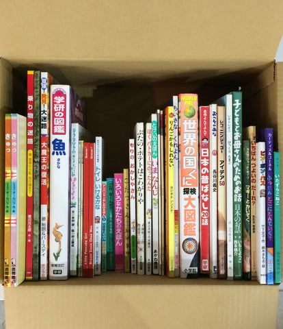 Children's books Picture books 1 box / 35 books Bulk sale 35 books set Corporate purchasing Assortment