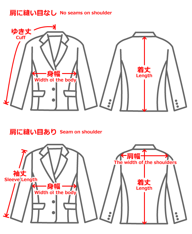 採寸イメージ